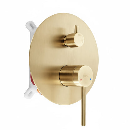 Unterputz Duschset Rea Foss Clif Brush Gold + Box  5