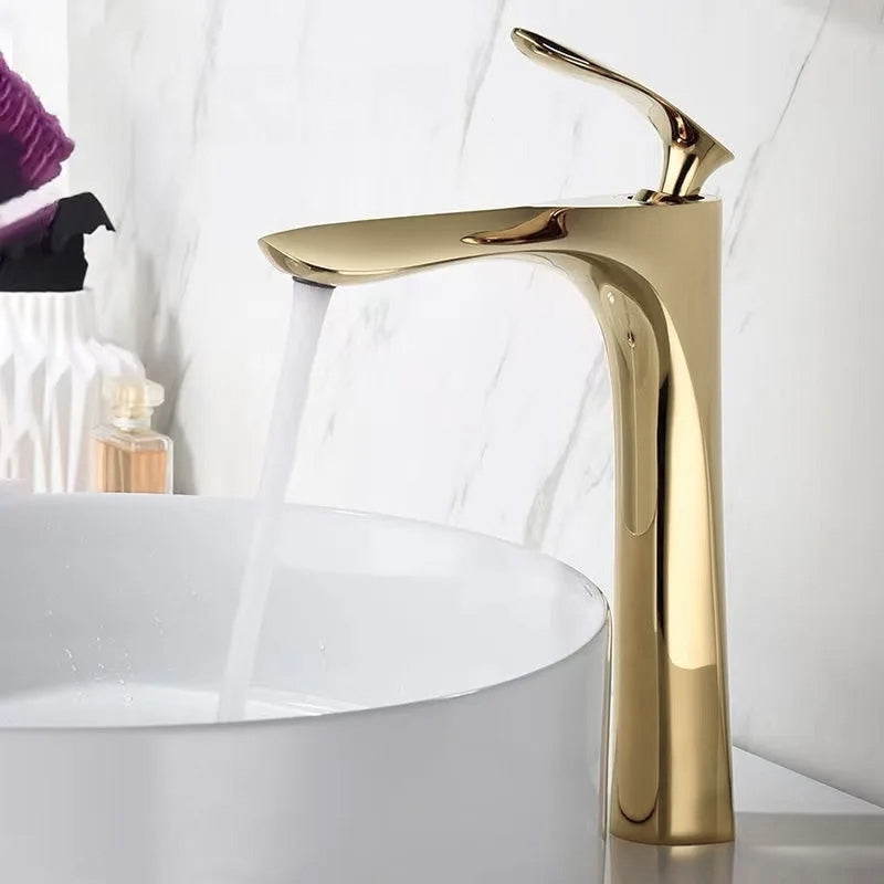 Waschbeckenarmatur Rea Orbit Gold High  2