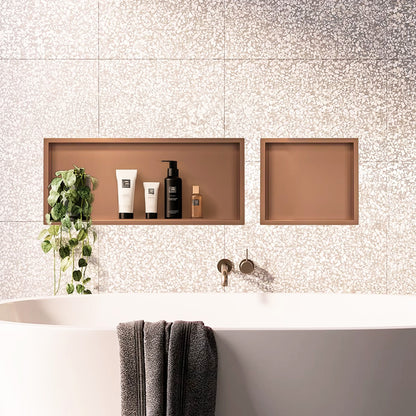 bathroom shelf 30x60 brush copper  2