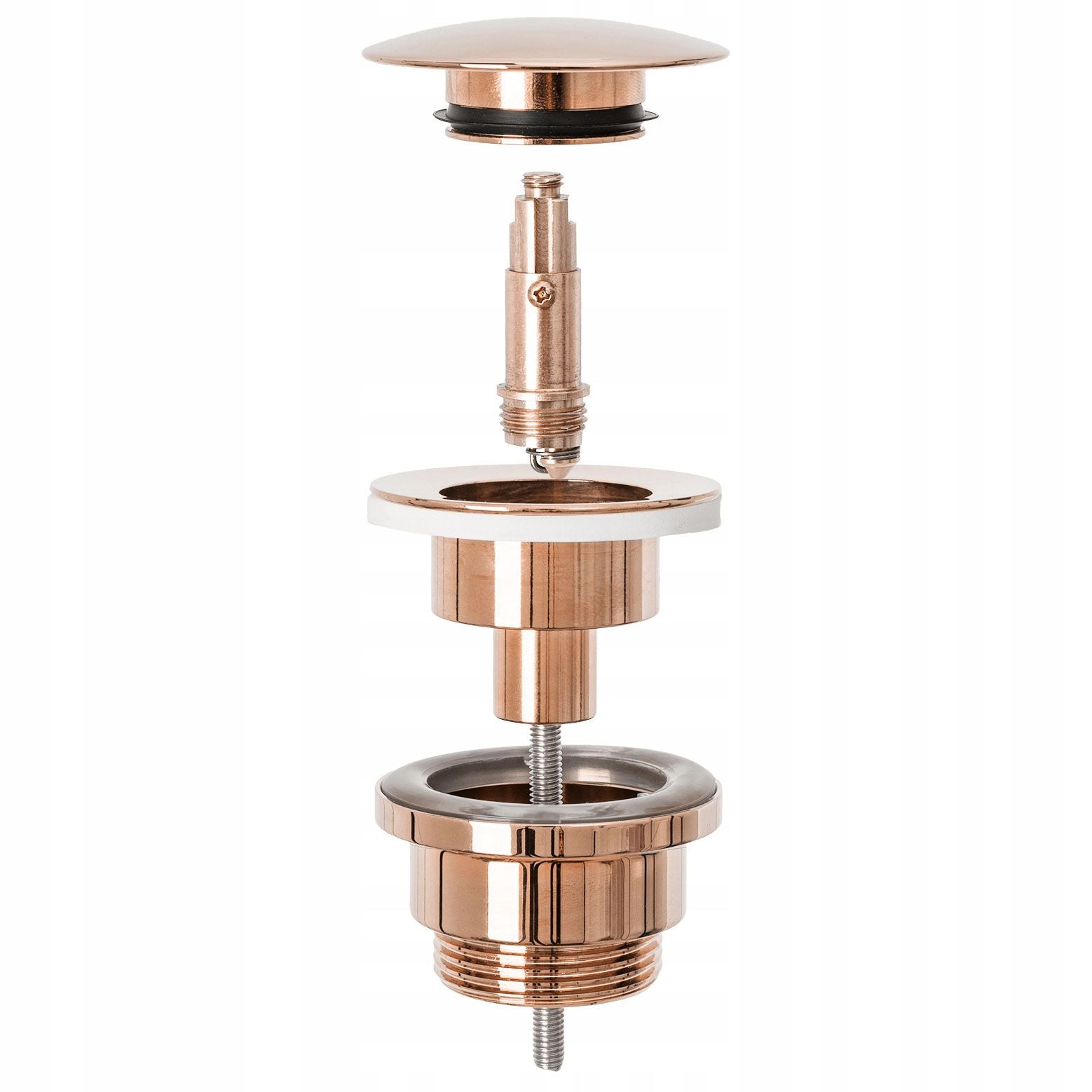 Waschbeckenstöpsel universal click-clack Rea Rose Gold 2