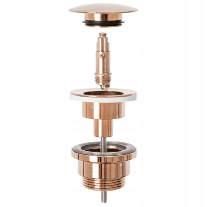 Waschbeckenstöpsel universal click-clack Rea Rose Gold 2