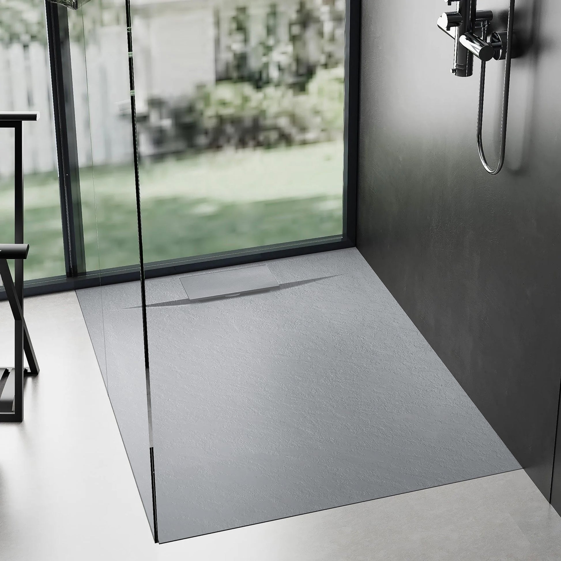 Duschtasse Bazalt Grey 90x90  4