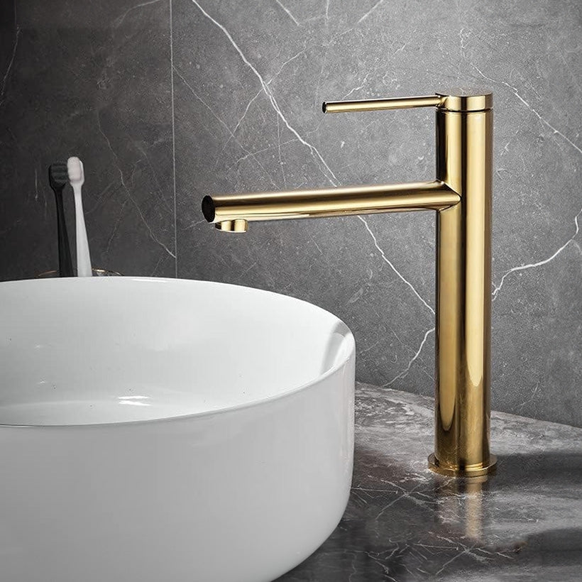 Waschbeckenarmatur REA OVAL GOLD high  2