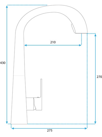 Küchearmatur Rea Ross Brush Copper  7