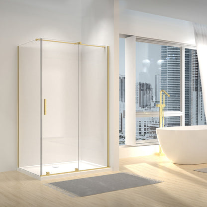 Duschkabine REA Montana Gold Brush 120x90  2