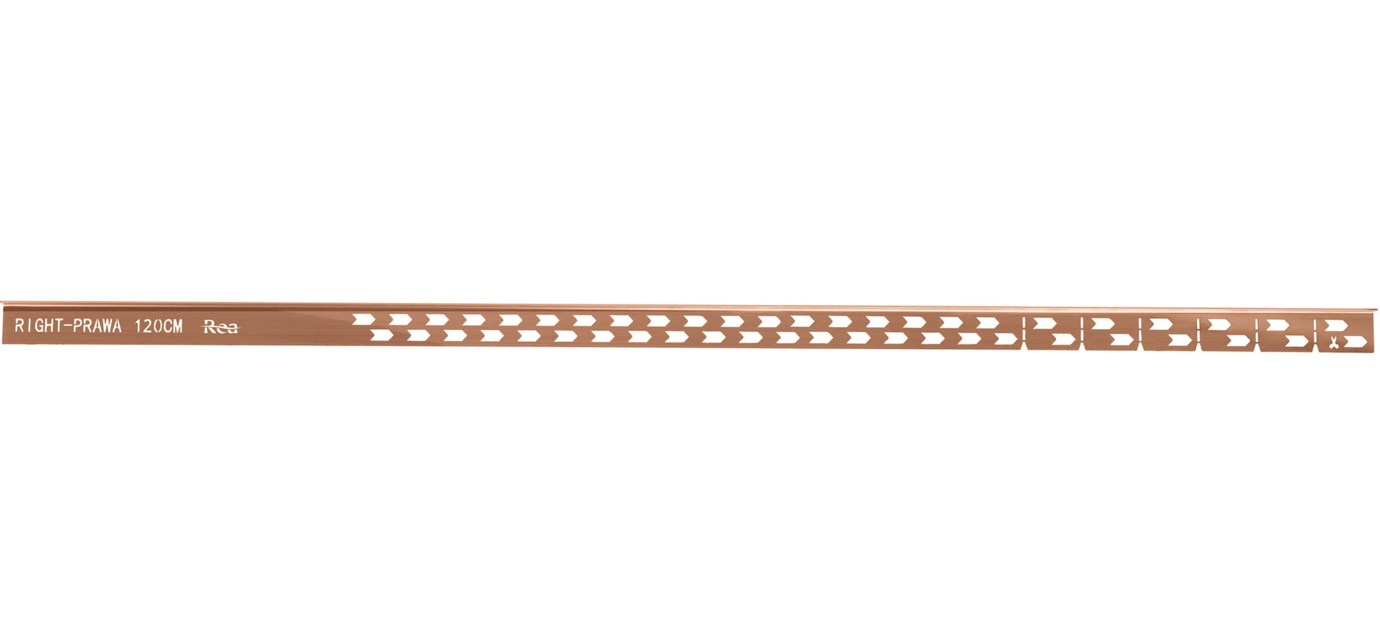 Gefälleprofil 120cm Brush Copper linke 6