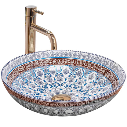 Aufsatzwaschbecken REA ARTE BLUE  1