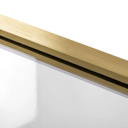 Duschtür REA Rapid Slide 140 Gold Brush  6