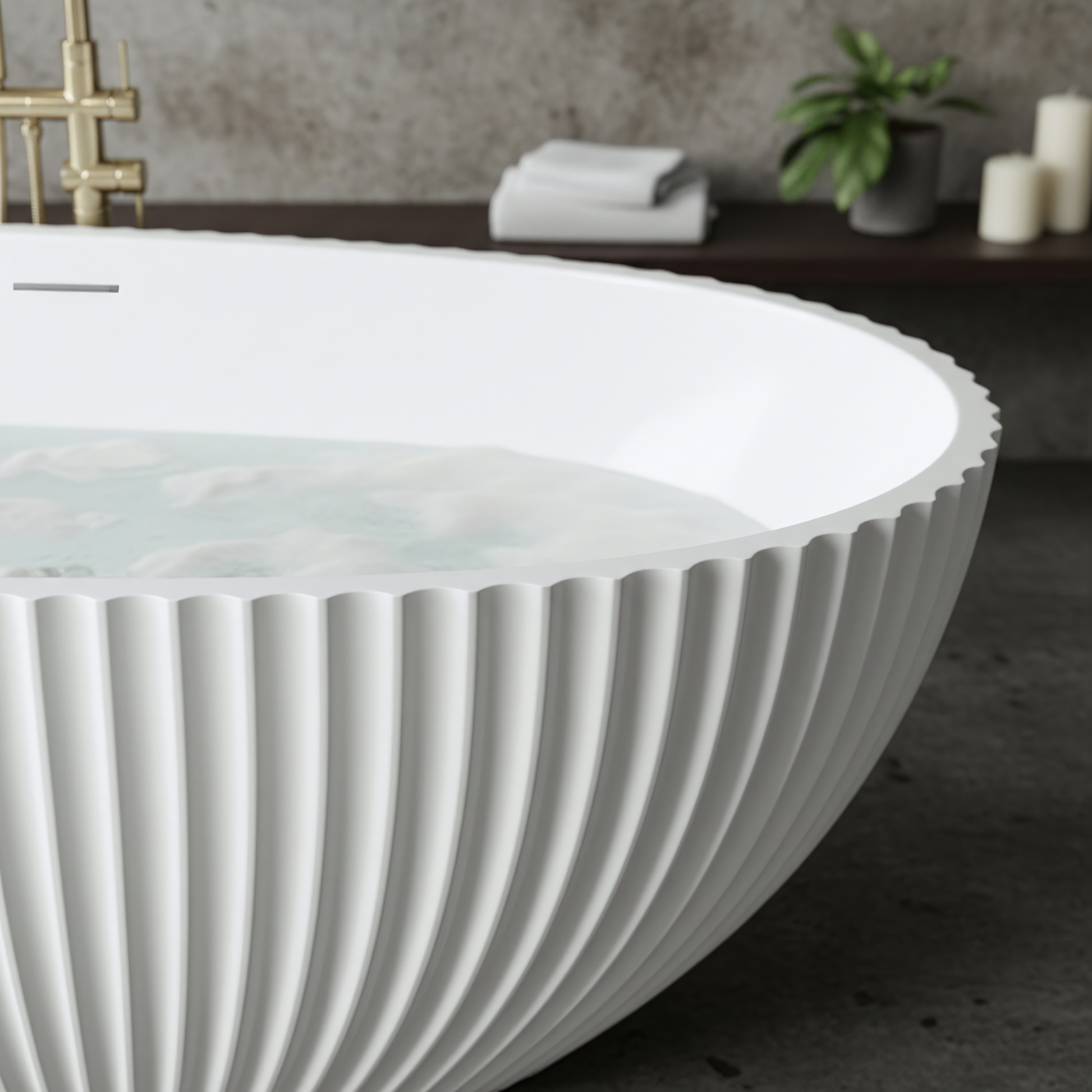 Freistehende Acrylbadewanne Carmen 170  7