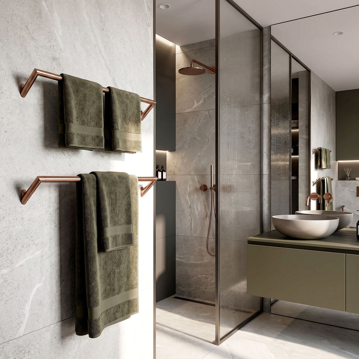 Badezimmer-Aufhänger Will Brush Copper 2
