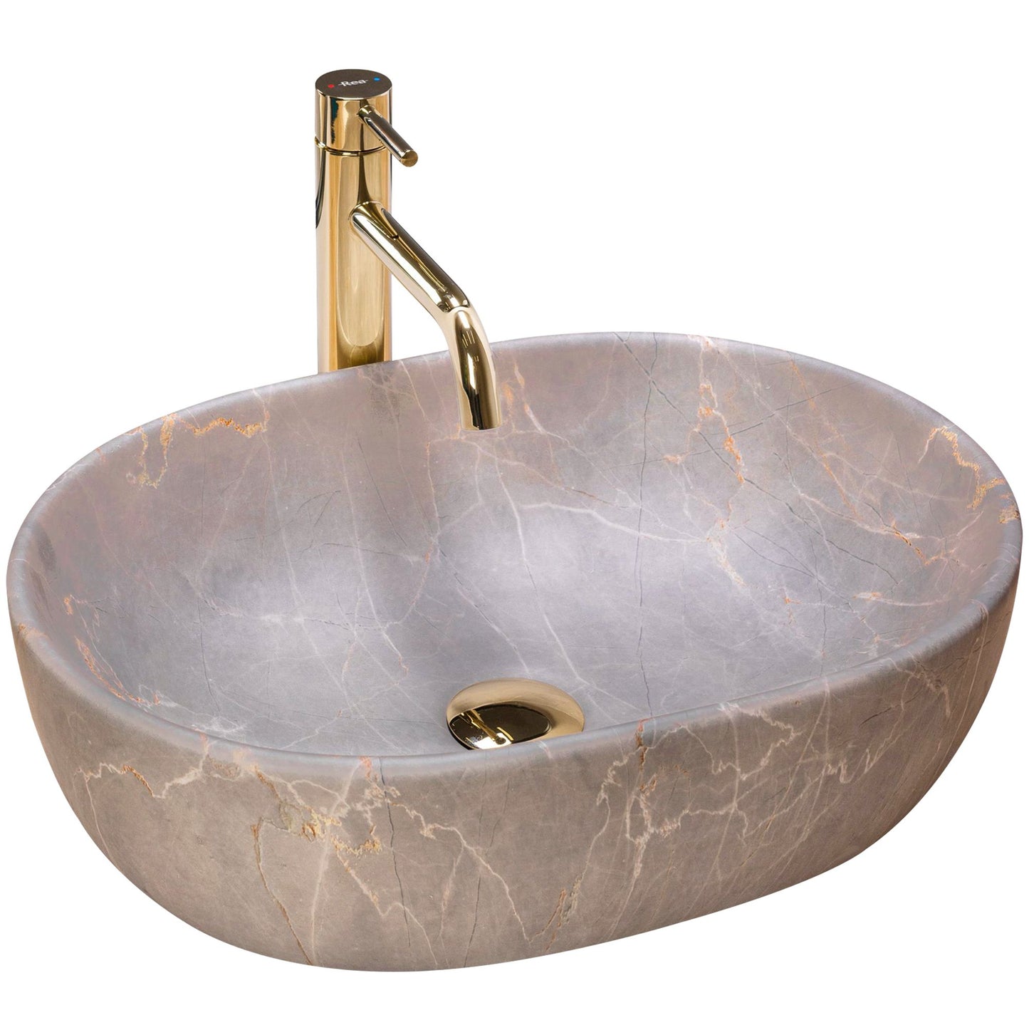 Aufsatzwaschbecken Rea Lara Beige 1