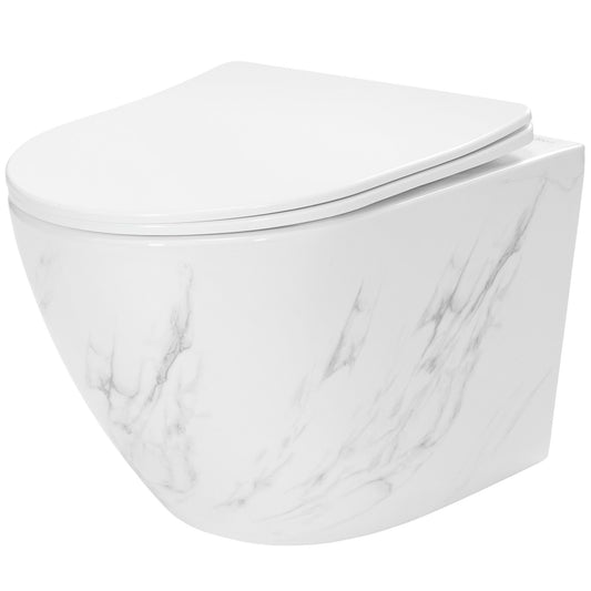 WC Schüssel Randlos Rea Carlos Nature Marble 1