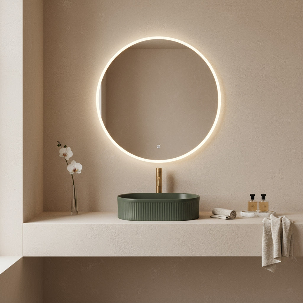 Aufsatzwaschbecken Rea Vanda Olive Matt  5