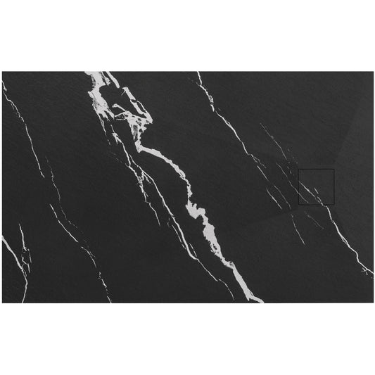 Duschtasse Magnum CARRARA BLACK 80x100  1