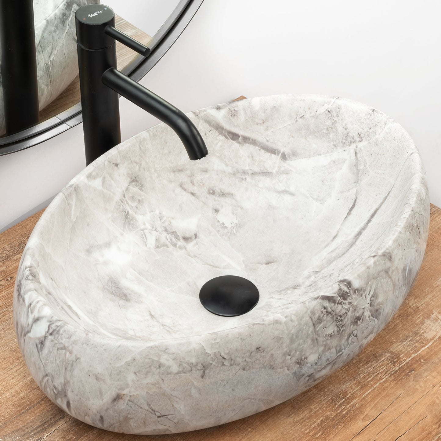 Aufsatzwaschbecken Rea Linda Stone 5