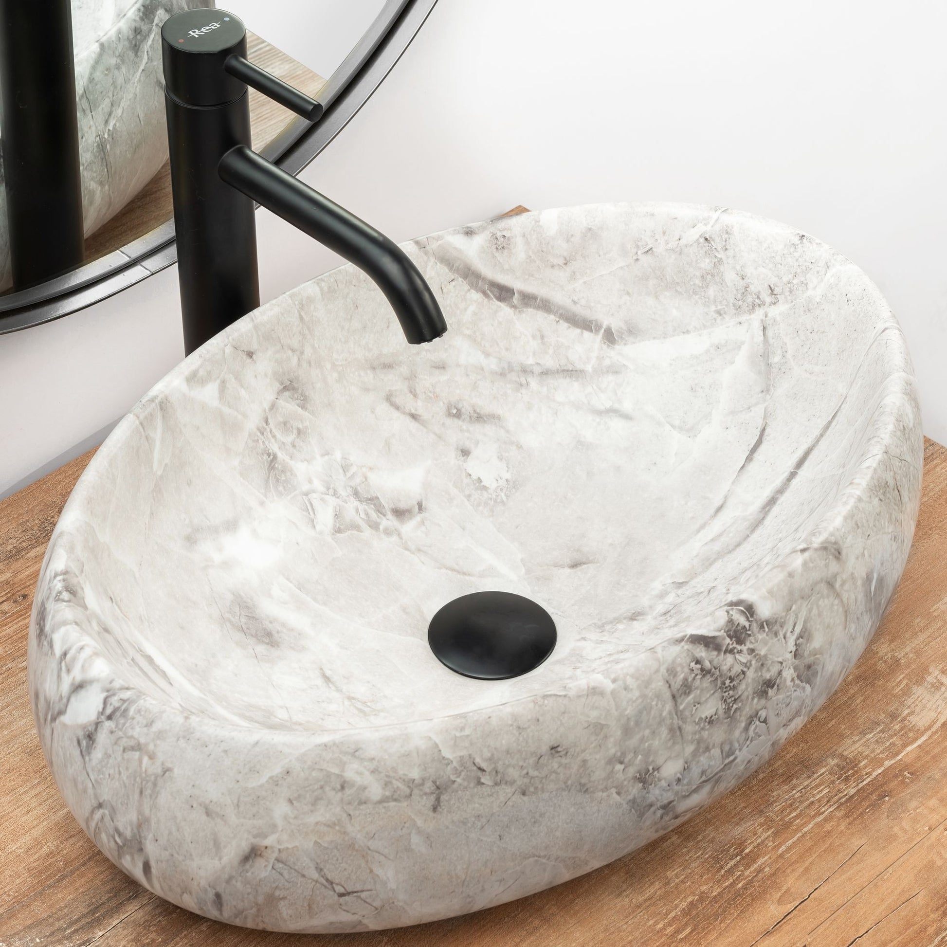 Aufsatzwaschbecken Rea Linda Stone 5