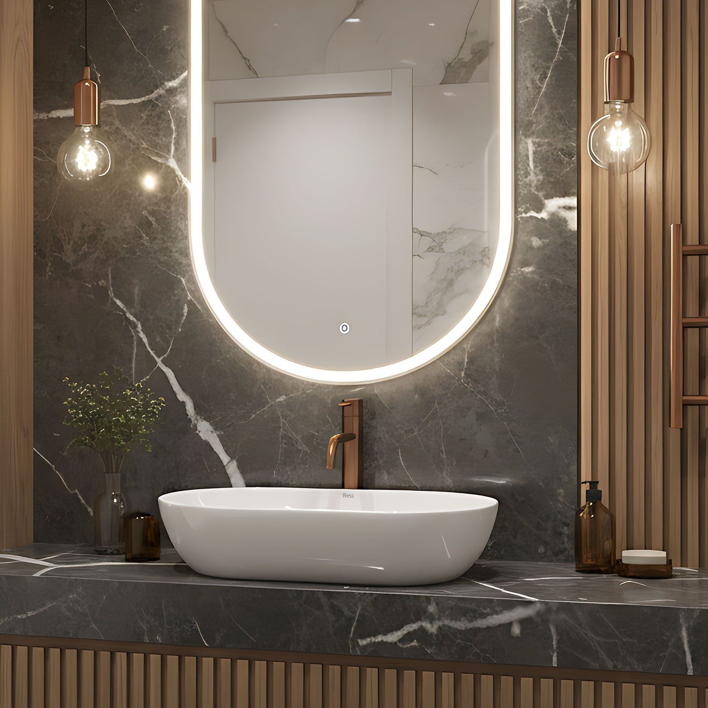 Aufsatzwaschbecken Rea Amelia 52  8
