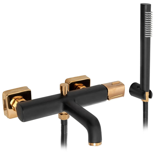 Wannenarmatur Rea Salto black gold  1