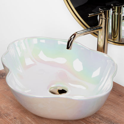 Aufsatzwaschbecken Rea Akoya Pearl  3