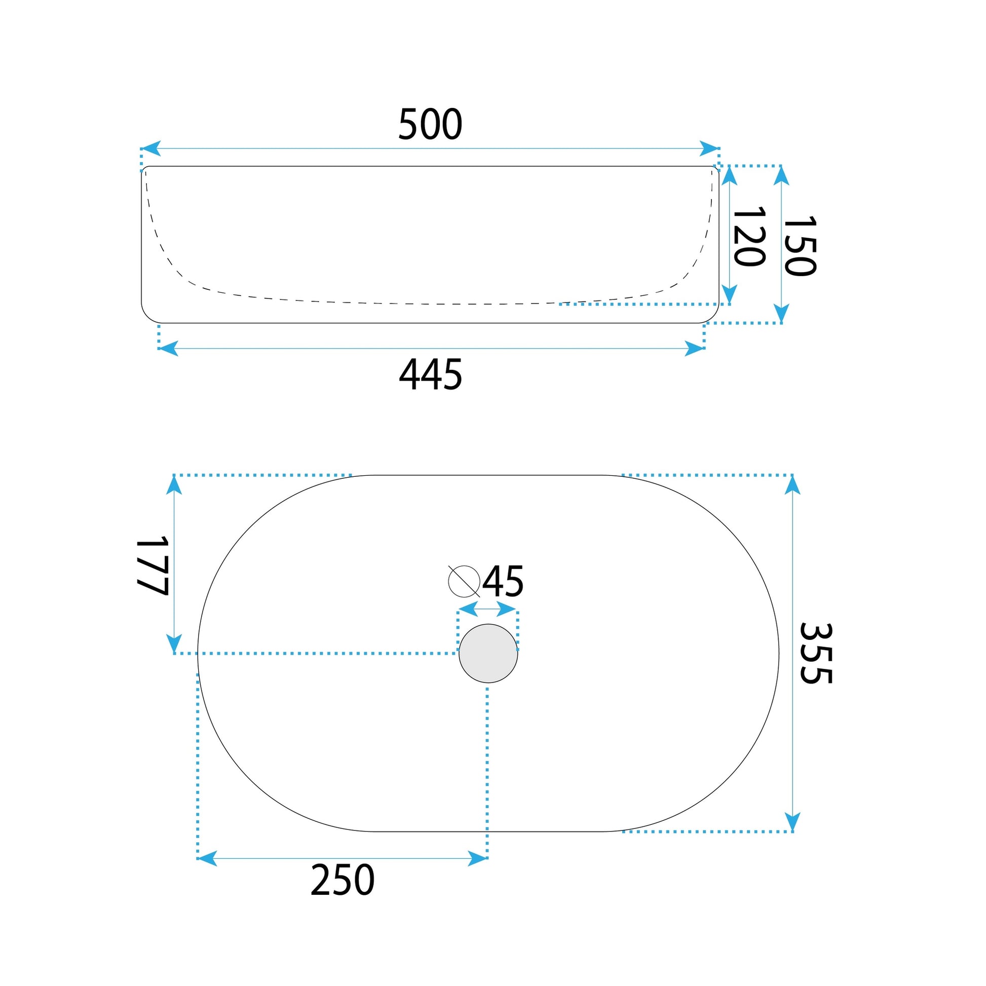 Aufsatzwaschbecken Rea Oktawia  4