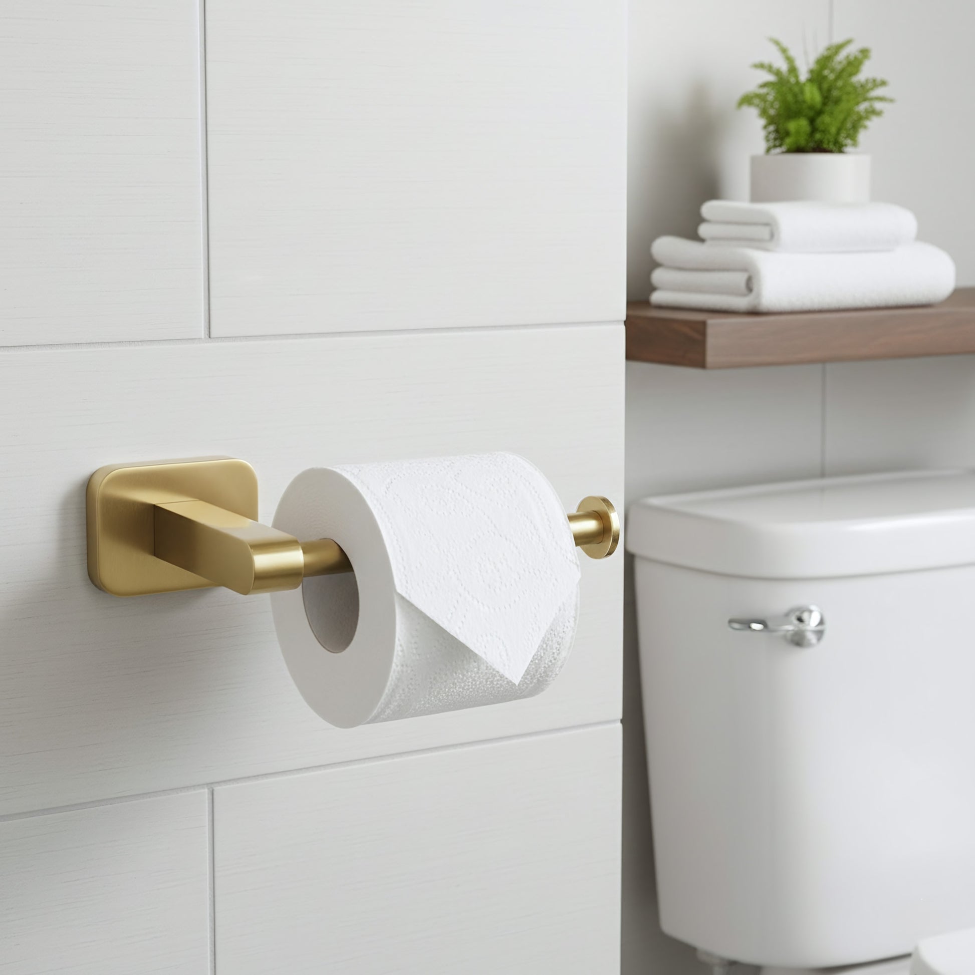 Halter Für Toilettenpapier 5909 Nico Brush Gold  5