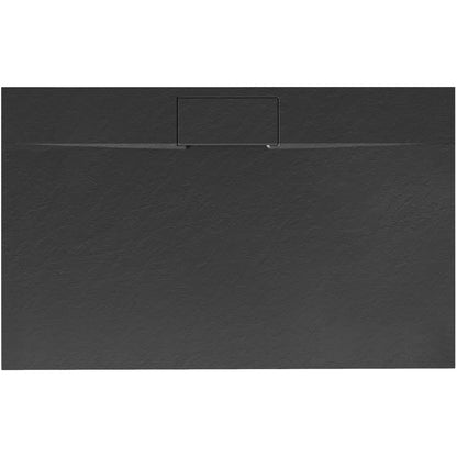 Duschtasse Bazalt long Black 80x100  2
