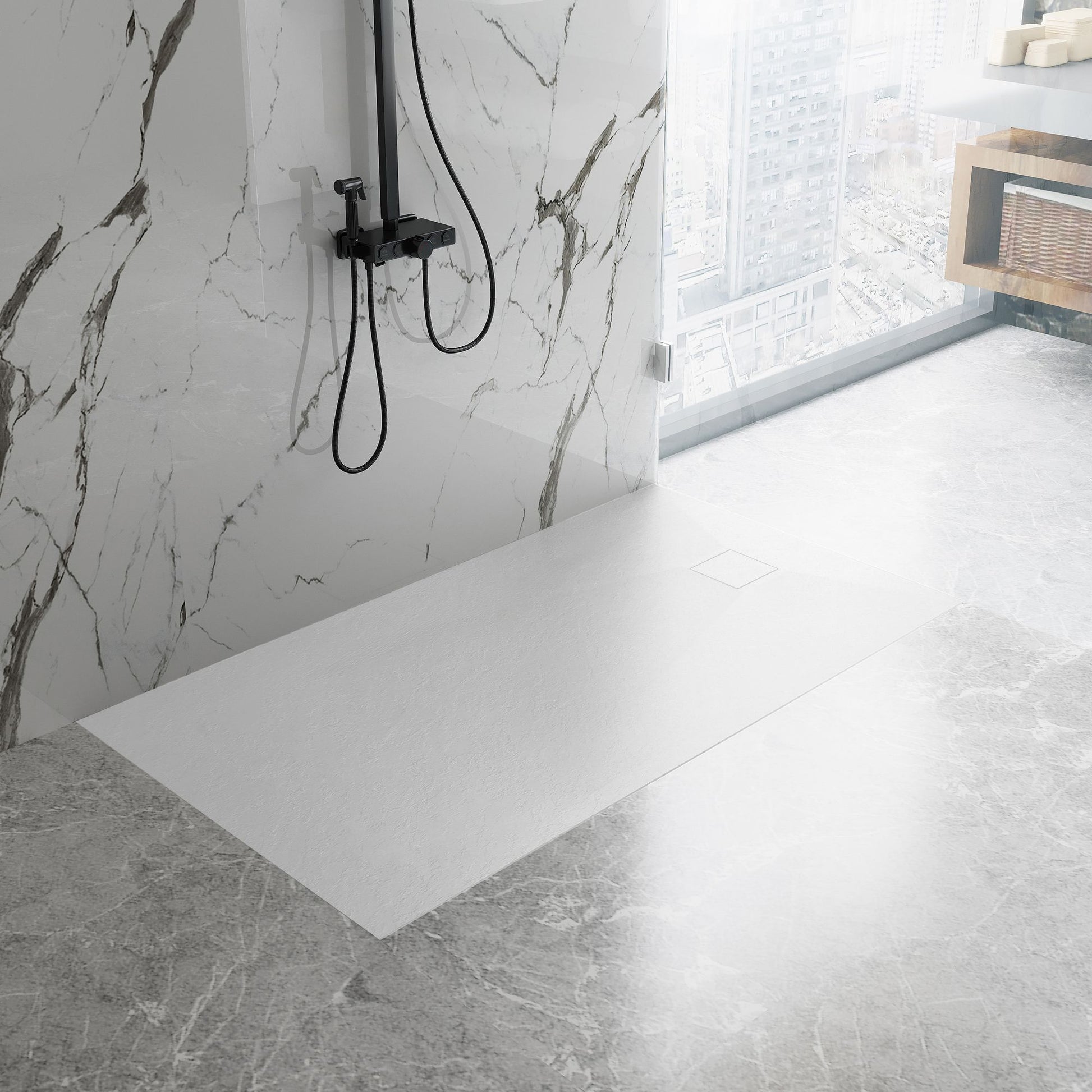 Duschtasse Magnum White 100x80 3