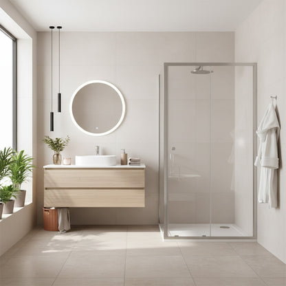 Duschkabine Rea Primo Slide 100x70 Chrome  2