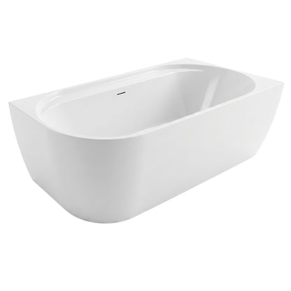 Acryl Eckbadewanne Rea Marion Right 170cm Weiße Stöpselabdeckung 10