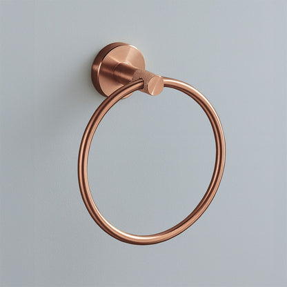 Handtuchhalter Ring 6610 Modern Brush Copper  4