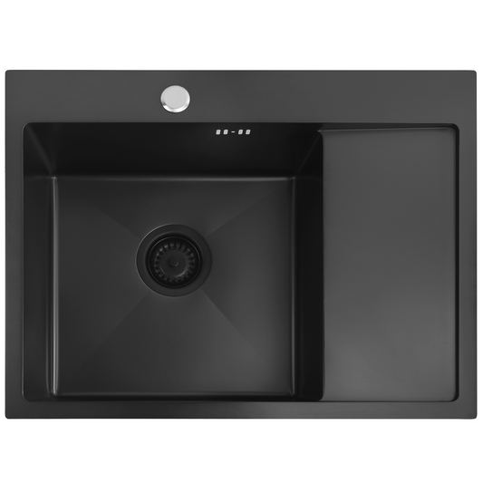 Edelstahlspüle Fin Black  1