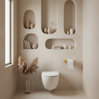 Halter Für Toilettenpapier Tomi 5809 Brush Gold  4