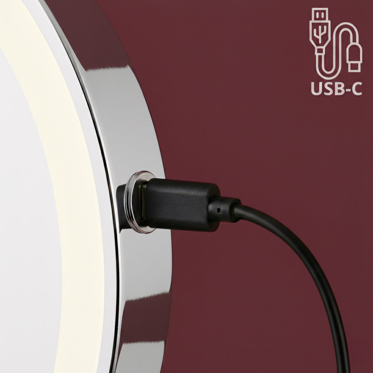 Spiegel LED Glow Chrome  8