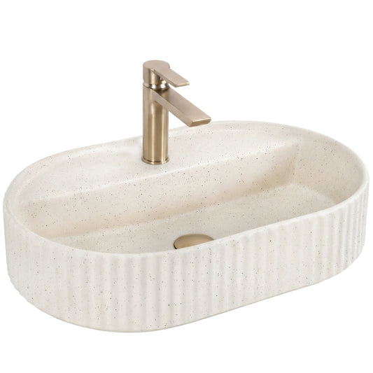 Aufsatzwaschbecken Rea Marcela 60 Vanilla  1