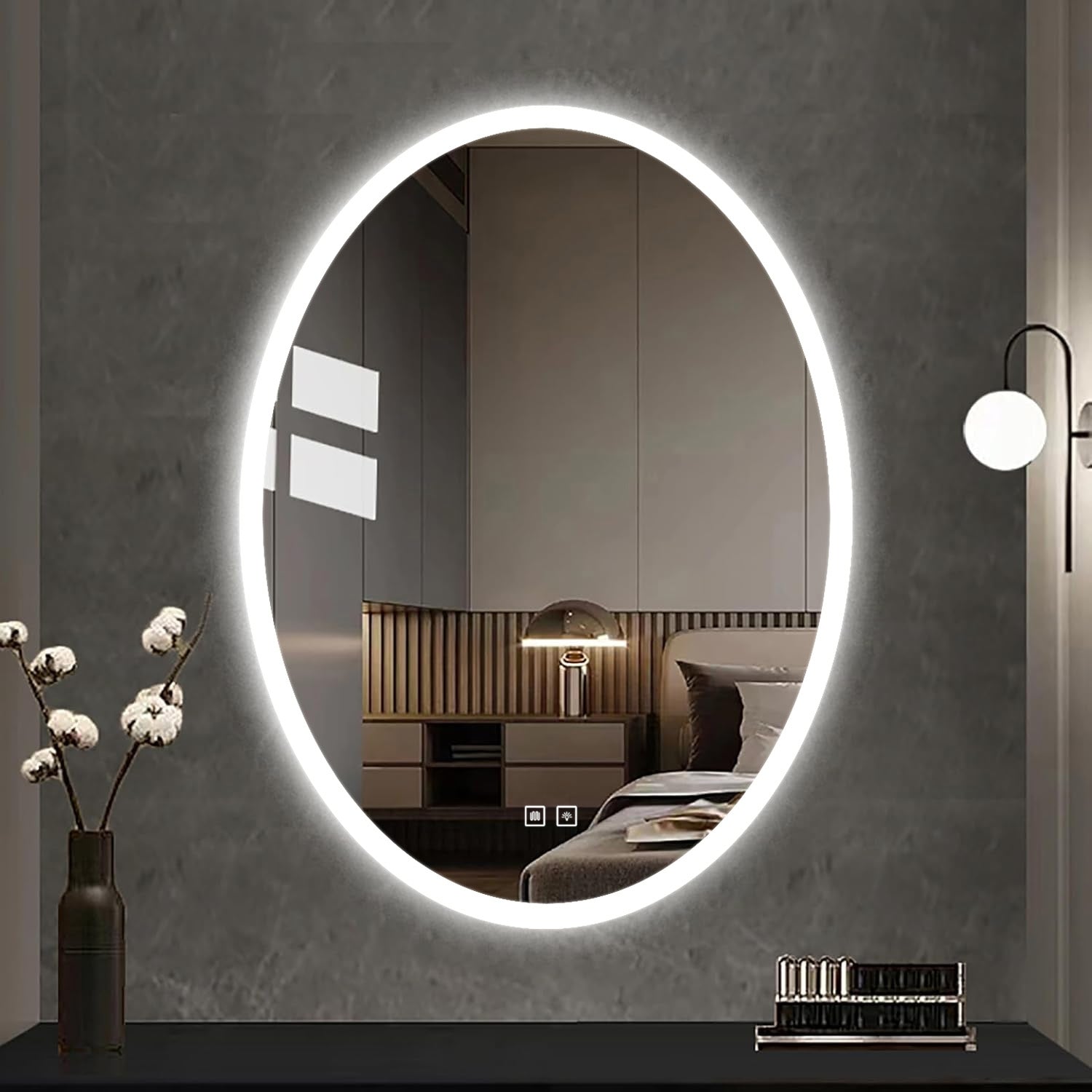 Spiegel LED 60x80cm WWA  8