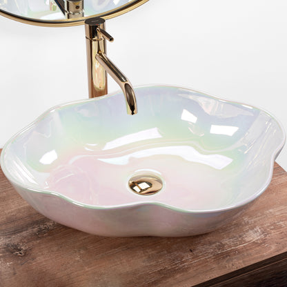 Aufsatzwaschbecken Rea Akoya Pearl  2