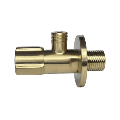Eckventil 02  1/2" x 3/8" Brush Gold  3