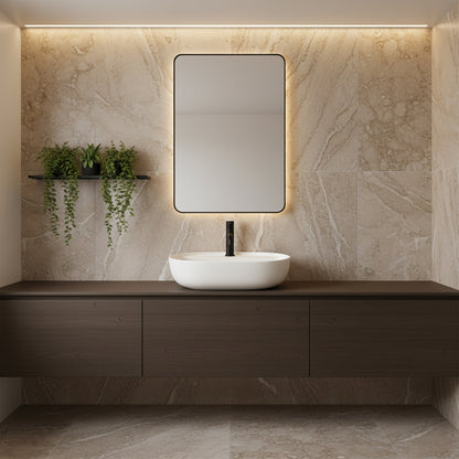 Aufsatzwaschbecken Rea Aura 51 White Matt  3