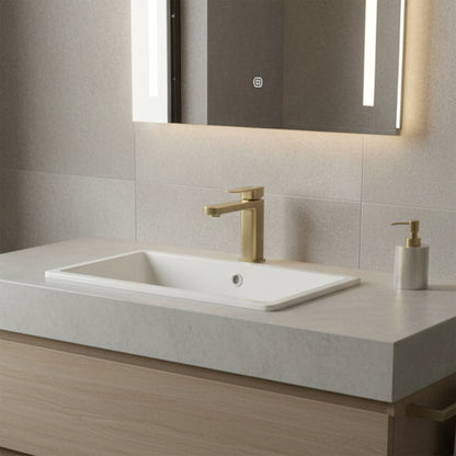 Waschbeckenarmatur Rea Arlo Brush Gold  2