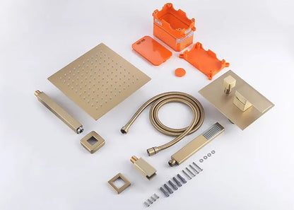 Unterputz Duschgarnitur FENIX GOLD + BOX  7