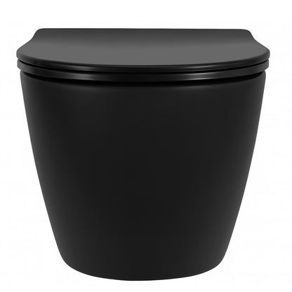 WC Schüssel Randlos Rea Carlo Mini Tornado NF BLACK MATT  3