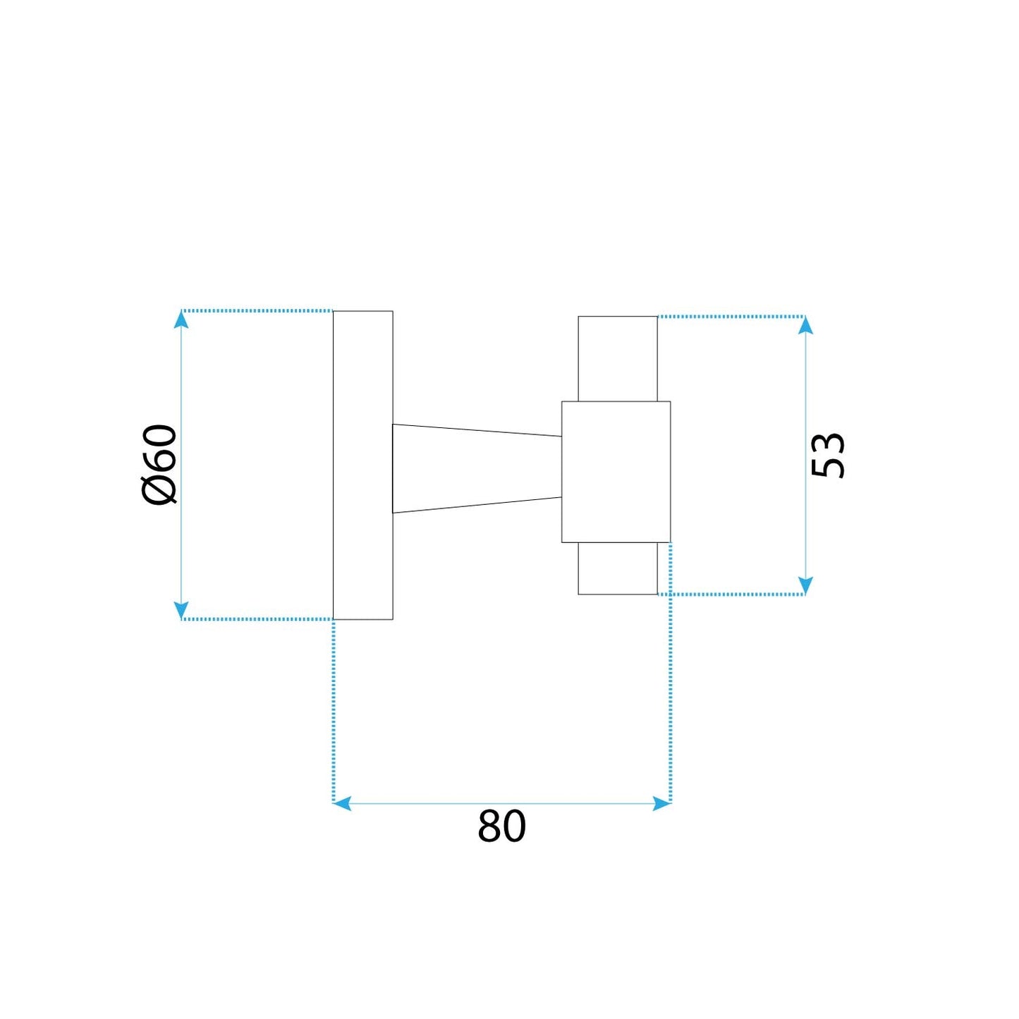 Badezimmerhaken 16101 Aristo Brushed Nickle  6