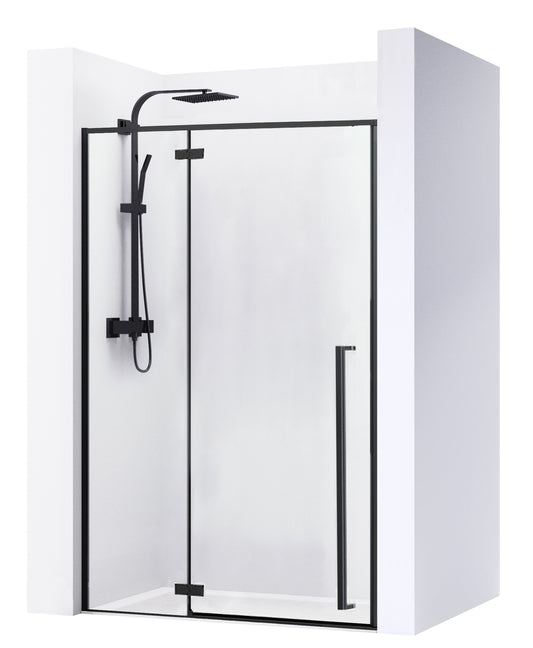 Duschtür FARGO BLACK MAT 120  1