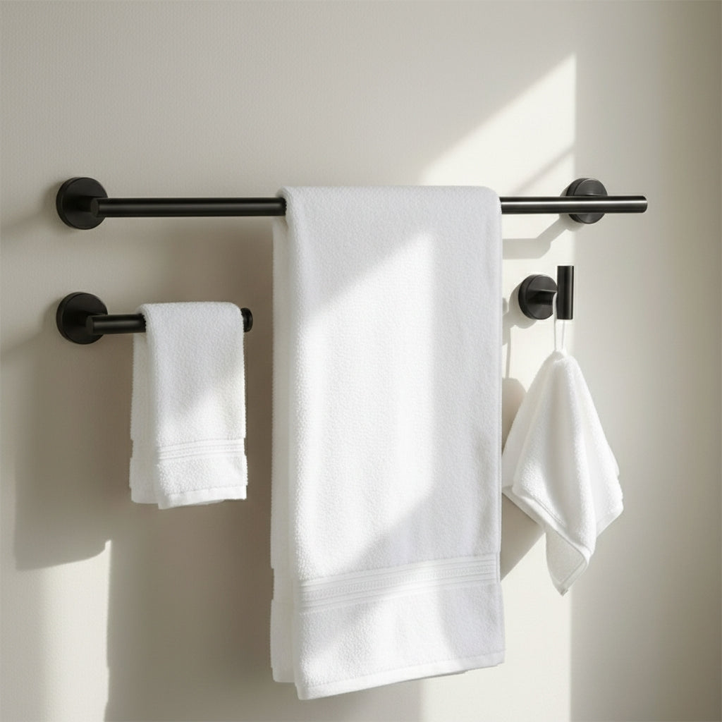 Badezimmer-accessoire-set Ari Black 4-teilig  4