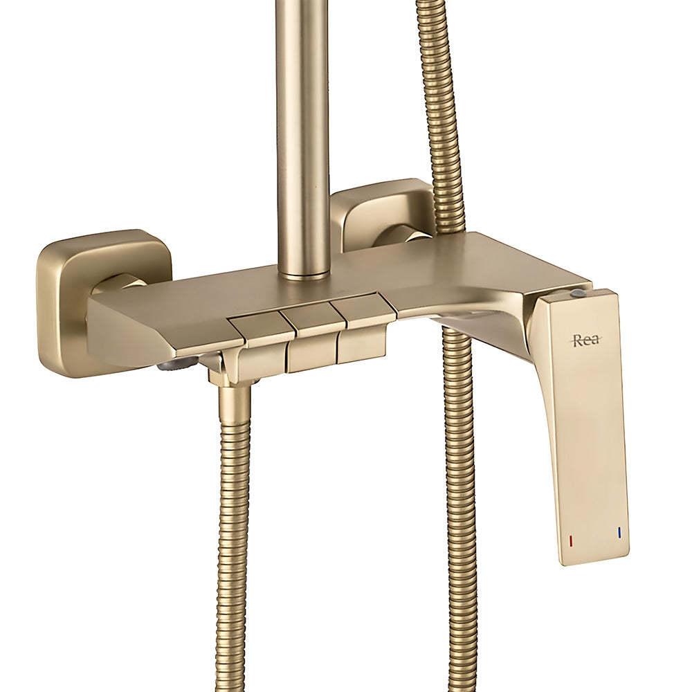 Duschgarnitur Rea Joe Brush Gold  3