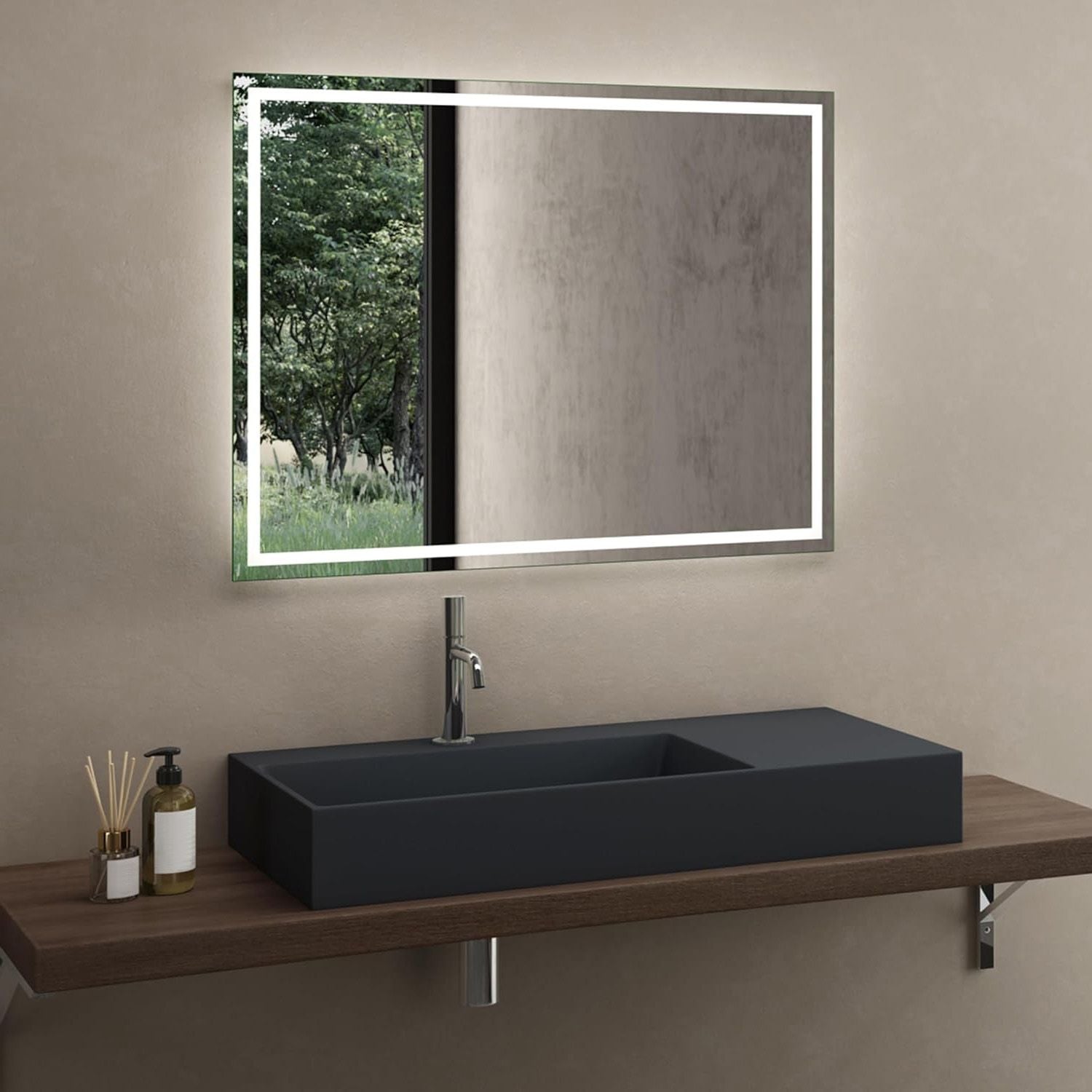 Waschbecken Konglomerat Archi 90 CM Grey MATT 3