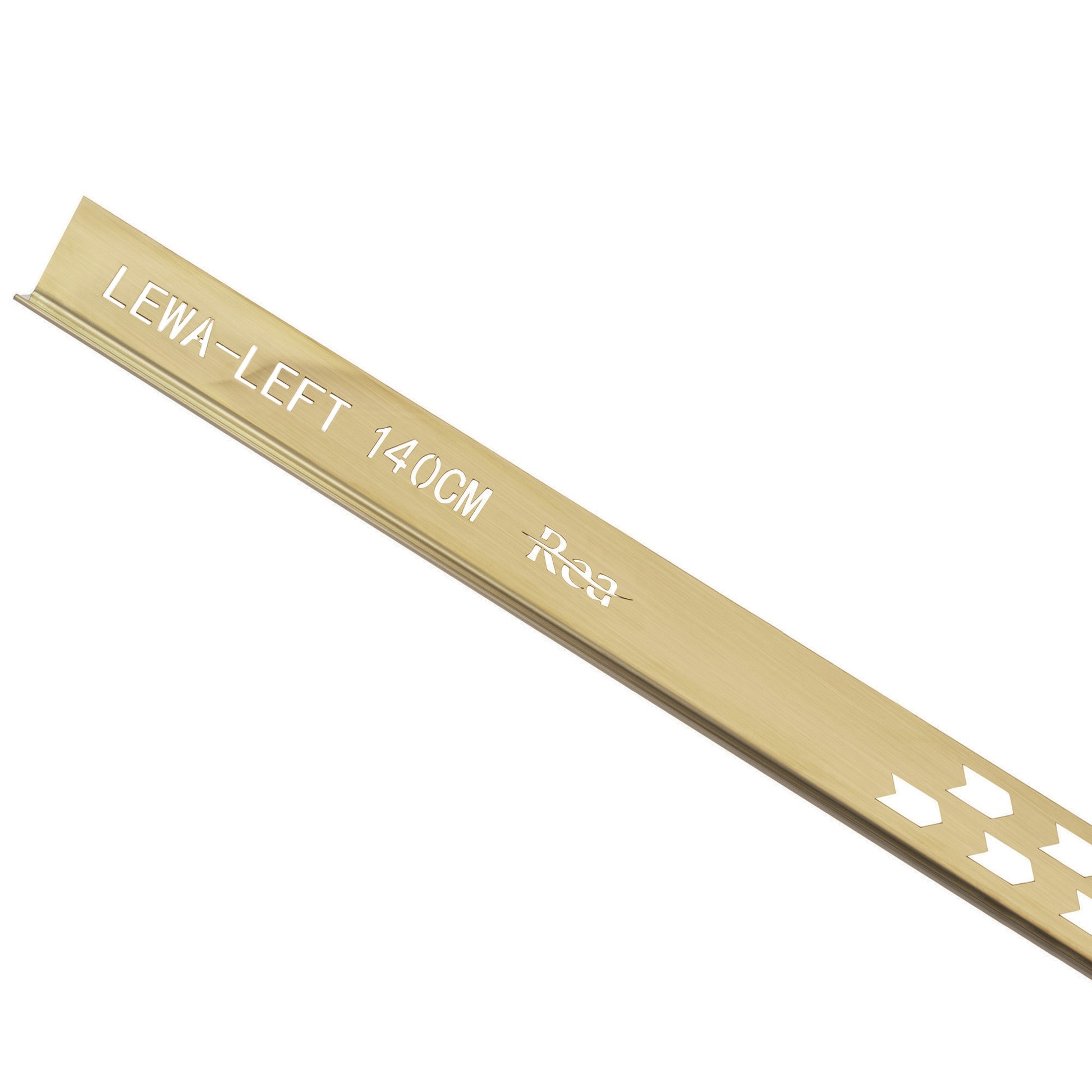 Gefälleprofil 140cm Brush Gold rechte 6