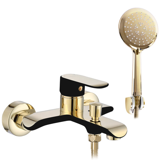 Wannenarmatur REA BLOOM Black Gold  1