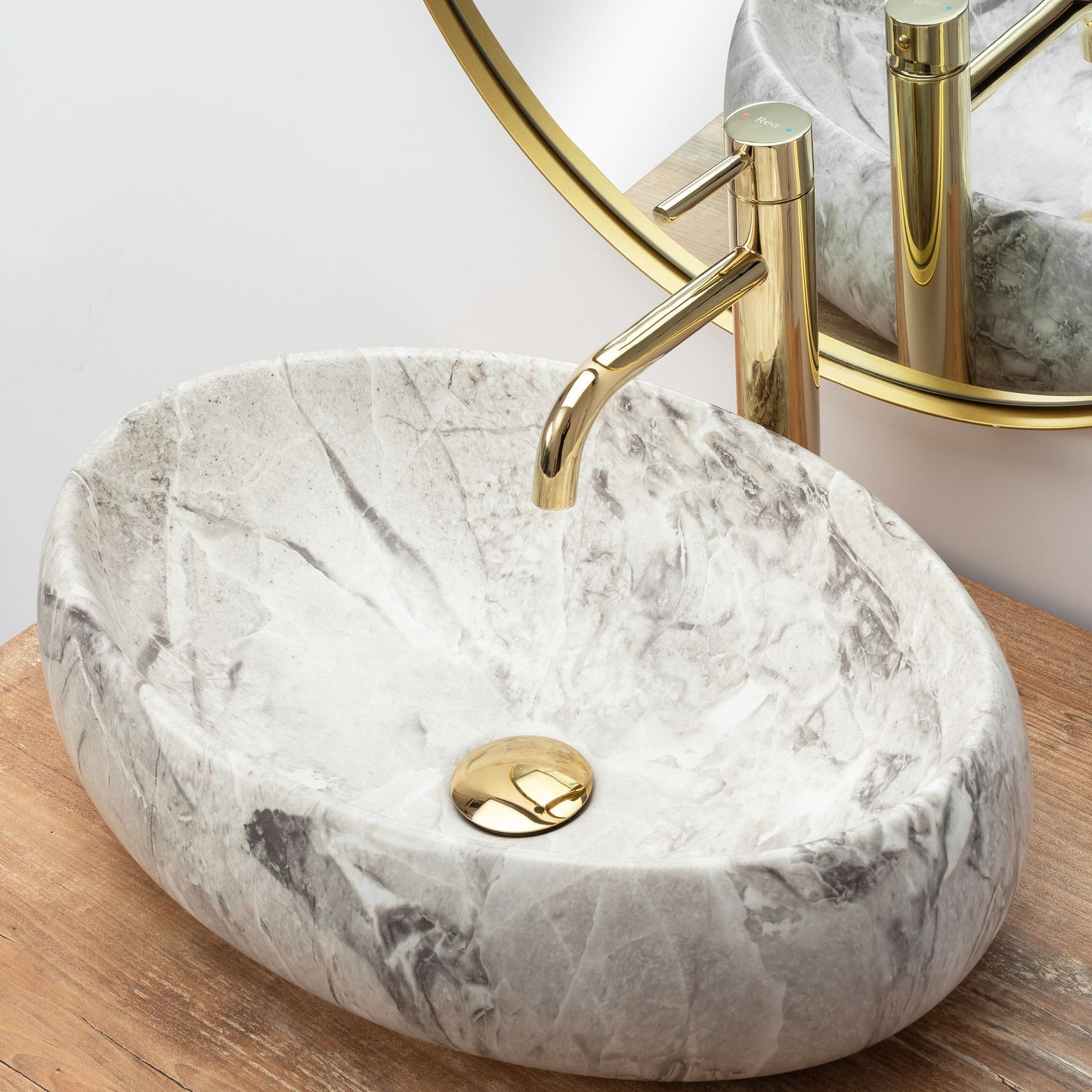 Aufsatzwaschbecken Rea Linda Stone 6