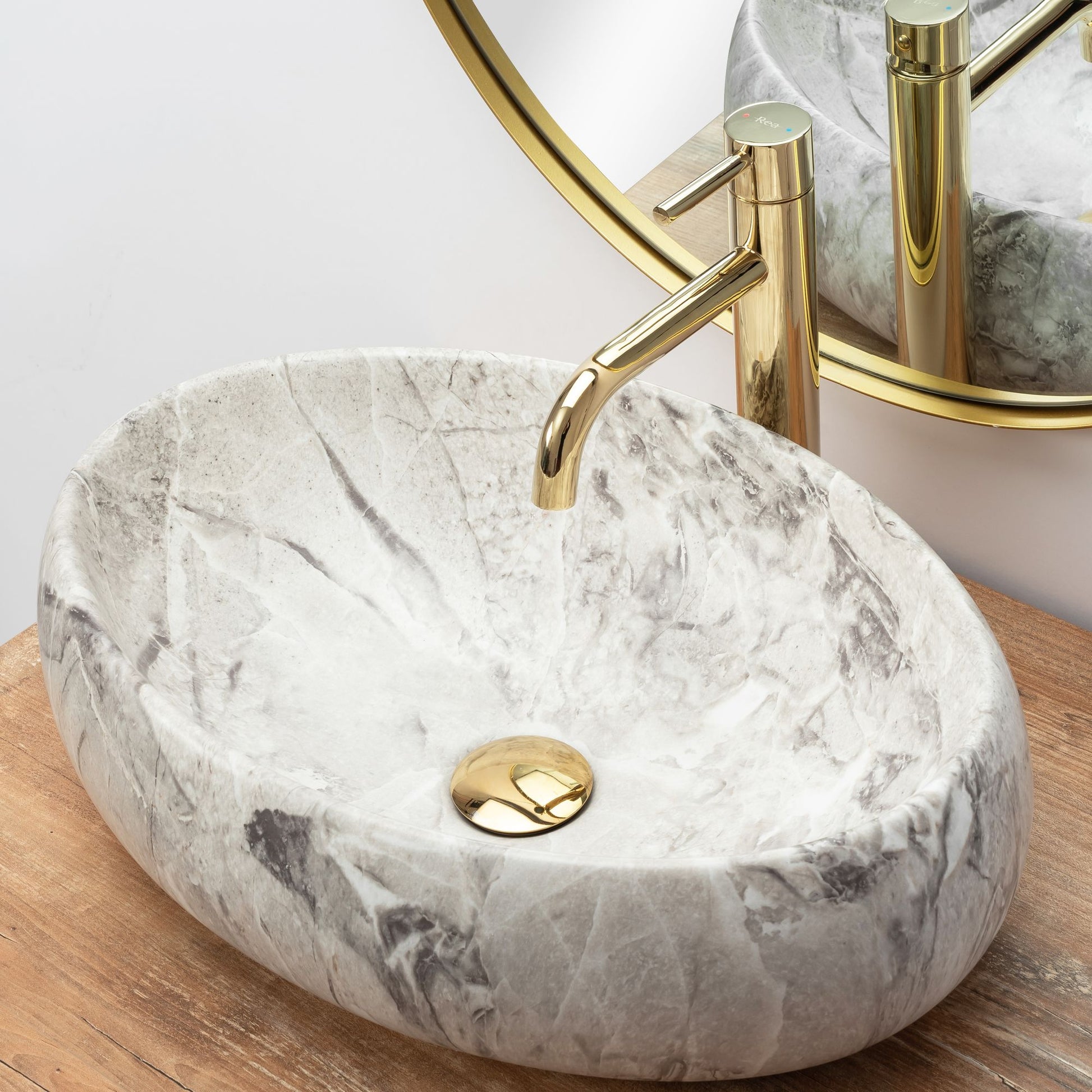 Aufsatzwaschbecken Rea Linda Stone 6